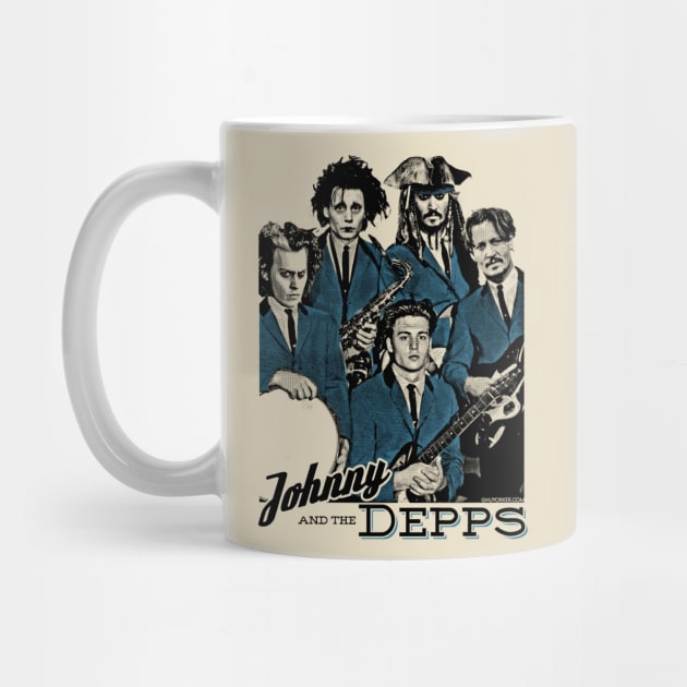 Johnny Depp Band Shirt (Johnny and the Depps by @UselessRob) by UselessRob